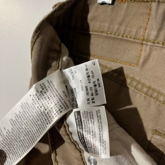 Levi’s 514 Straight Leg Stretch Fit Brown Casual 5 Pocket Pants Men’s Size 34X34 - Picture 3 of 7